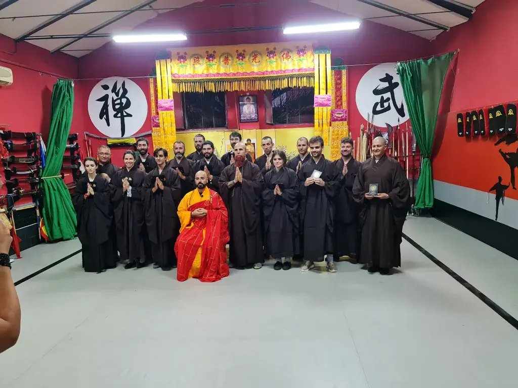 Sala de entrenamiento de Shaolin Temple Spain en Madrid